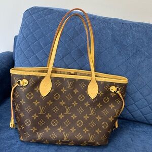 Louis Vuitton Brown and Tan Monogram Tote